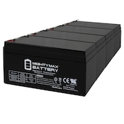 MIGHTY MAX BATTERY 12V 3AH SLA Battery for Doorking 1602 Barrier Gate Operator - 4 Pack ML3-12MP452562343